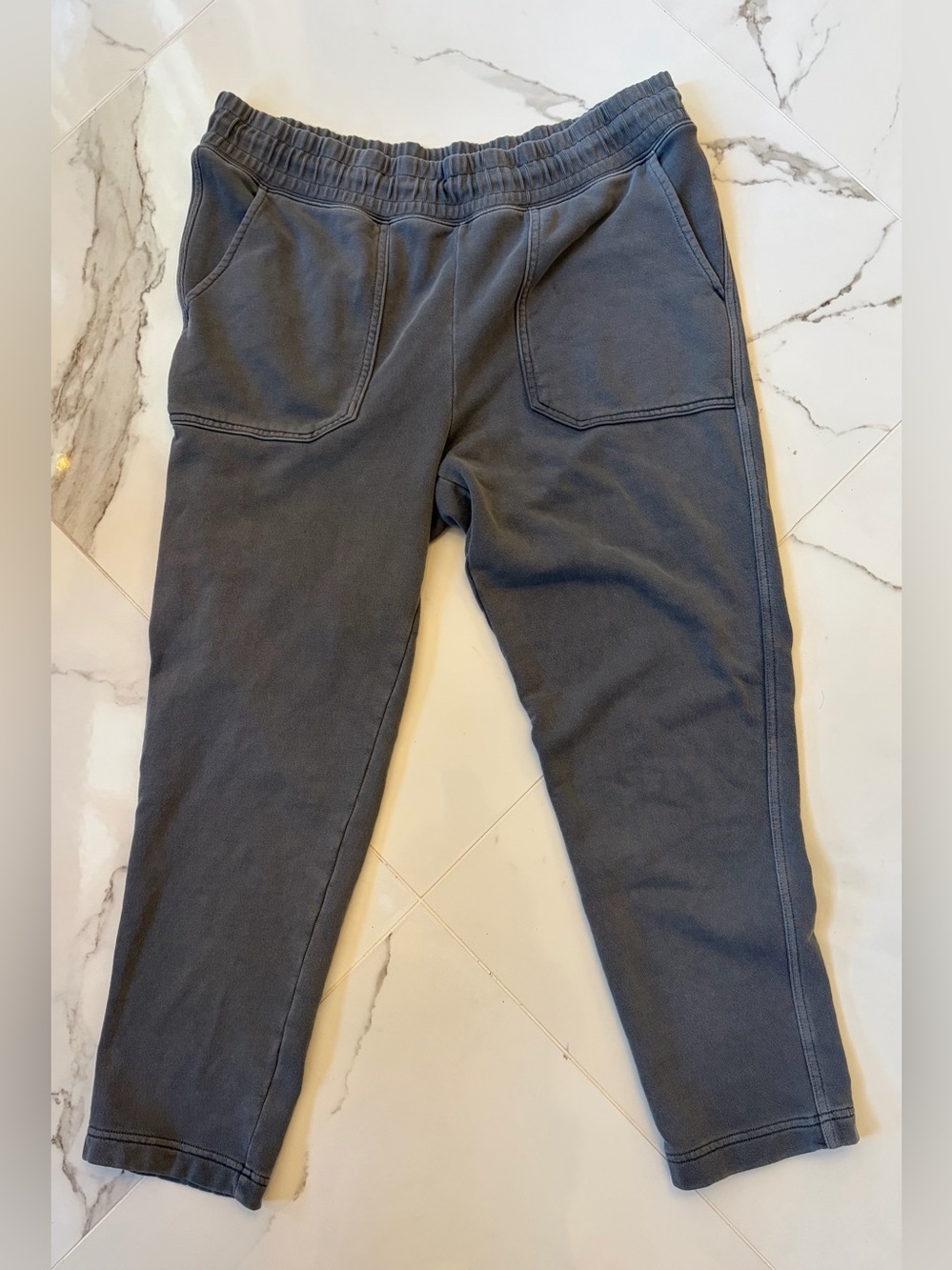 Carhartt Gray Elastic Waist Track Joggers